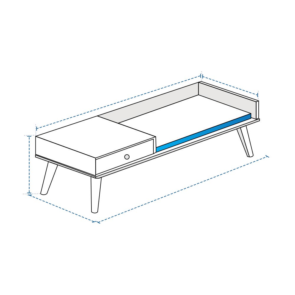 Modern Storage Bench Custom Covers image 1