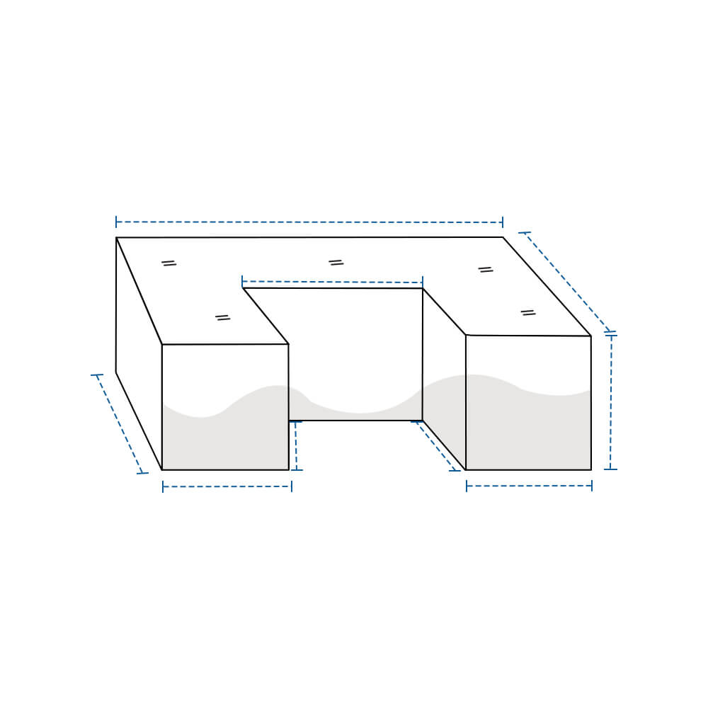 U Shape Outdoor Custom Covers image 1