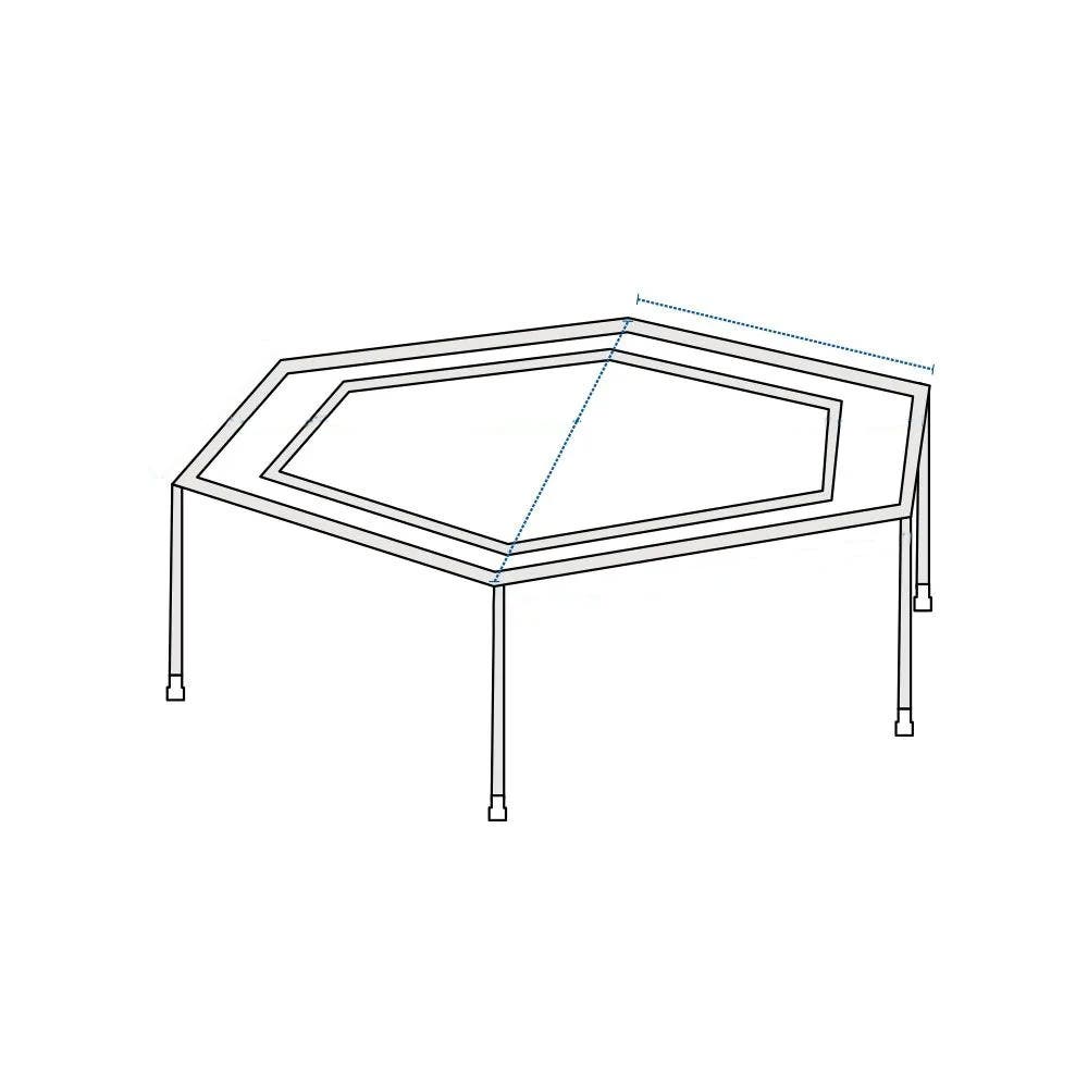 Custom Hexagonal Trampoline Cover image 1