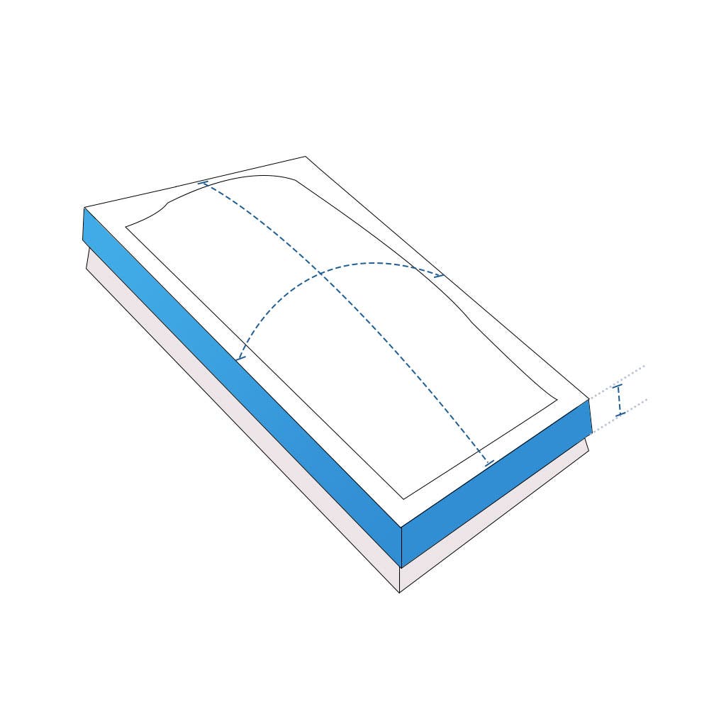 Custom Skylight Covers - Rectangular/Square Dome image 1