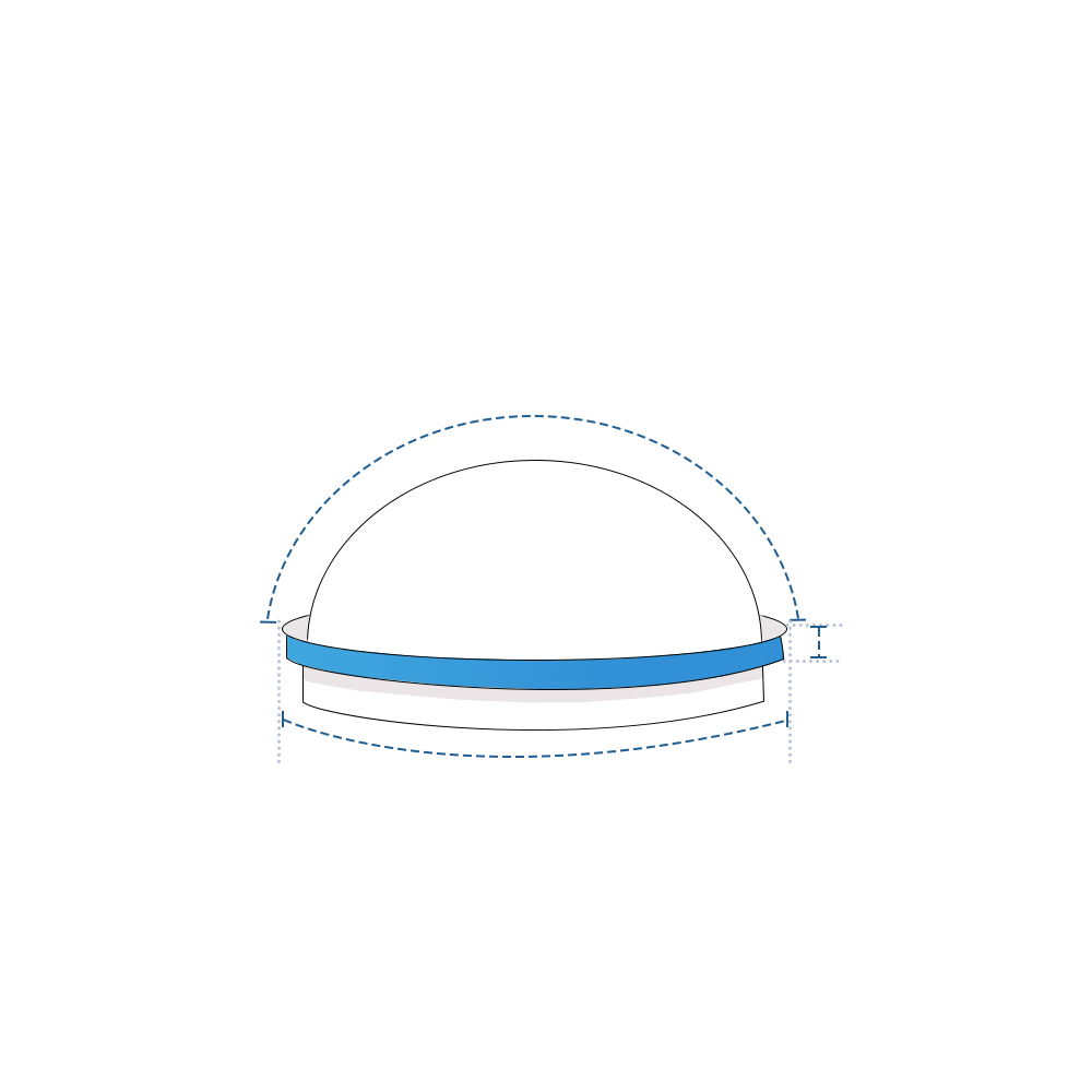 Custom Skylight Covers - Round Dome image 1