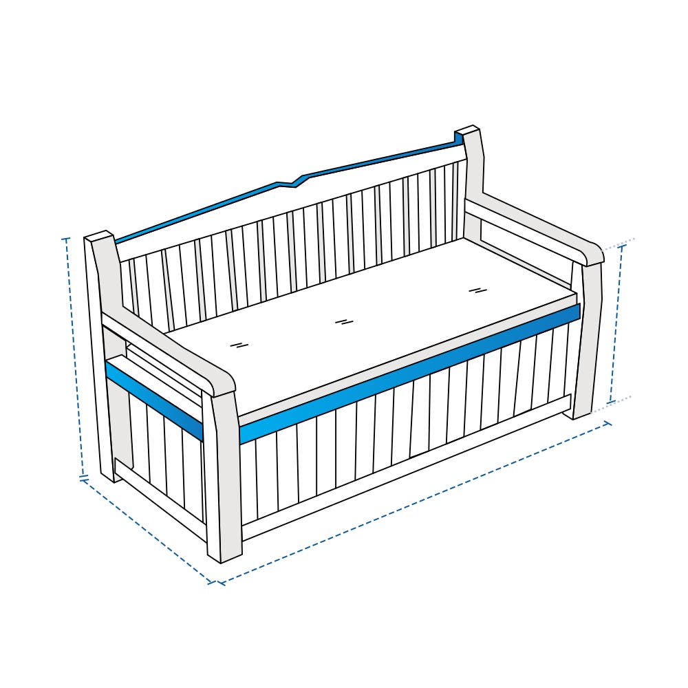 Custom Storage Bench Covers image 1