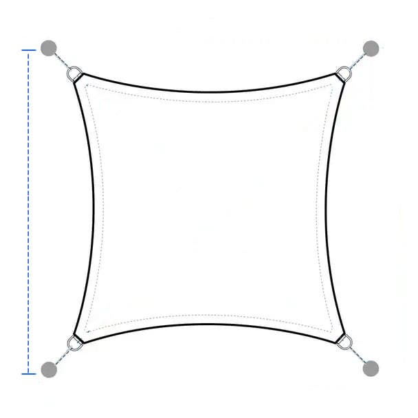 Custom Sun Shade Sail - Square image 1