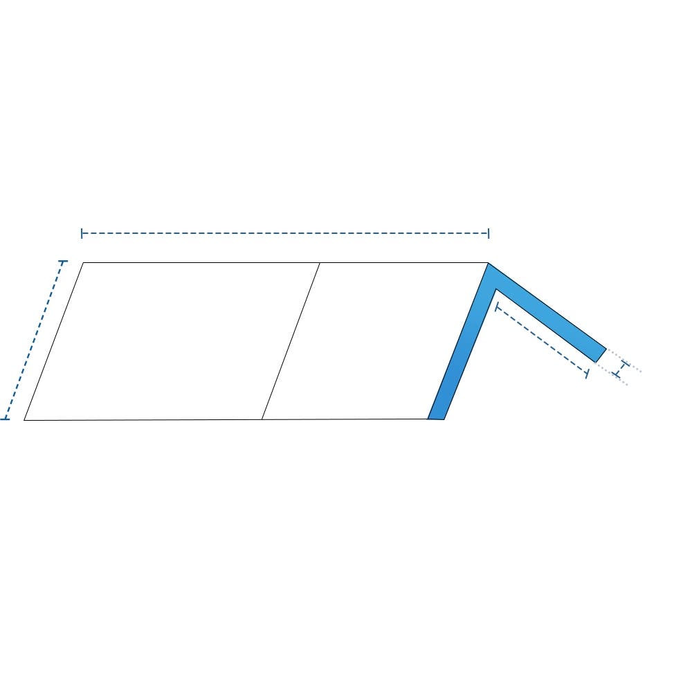 Custom Skylight Covers - Flat Bent image 1