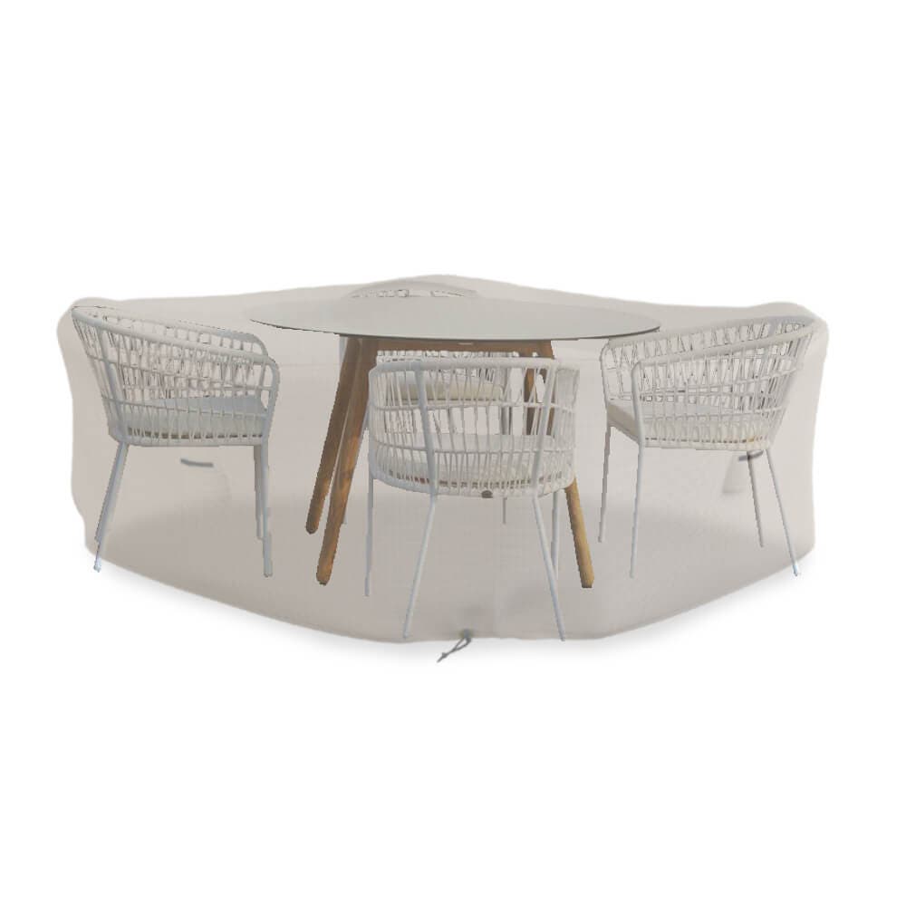 Standard Size Round Table Chair Set Covers image 1