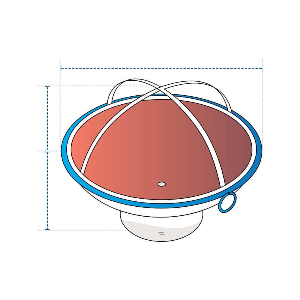 Dome-Shape Fire Pit Custom Covers image 1
