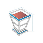 Tapered Square Fire Column Custom Covers image 1
