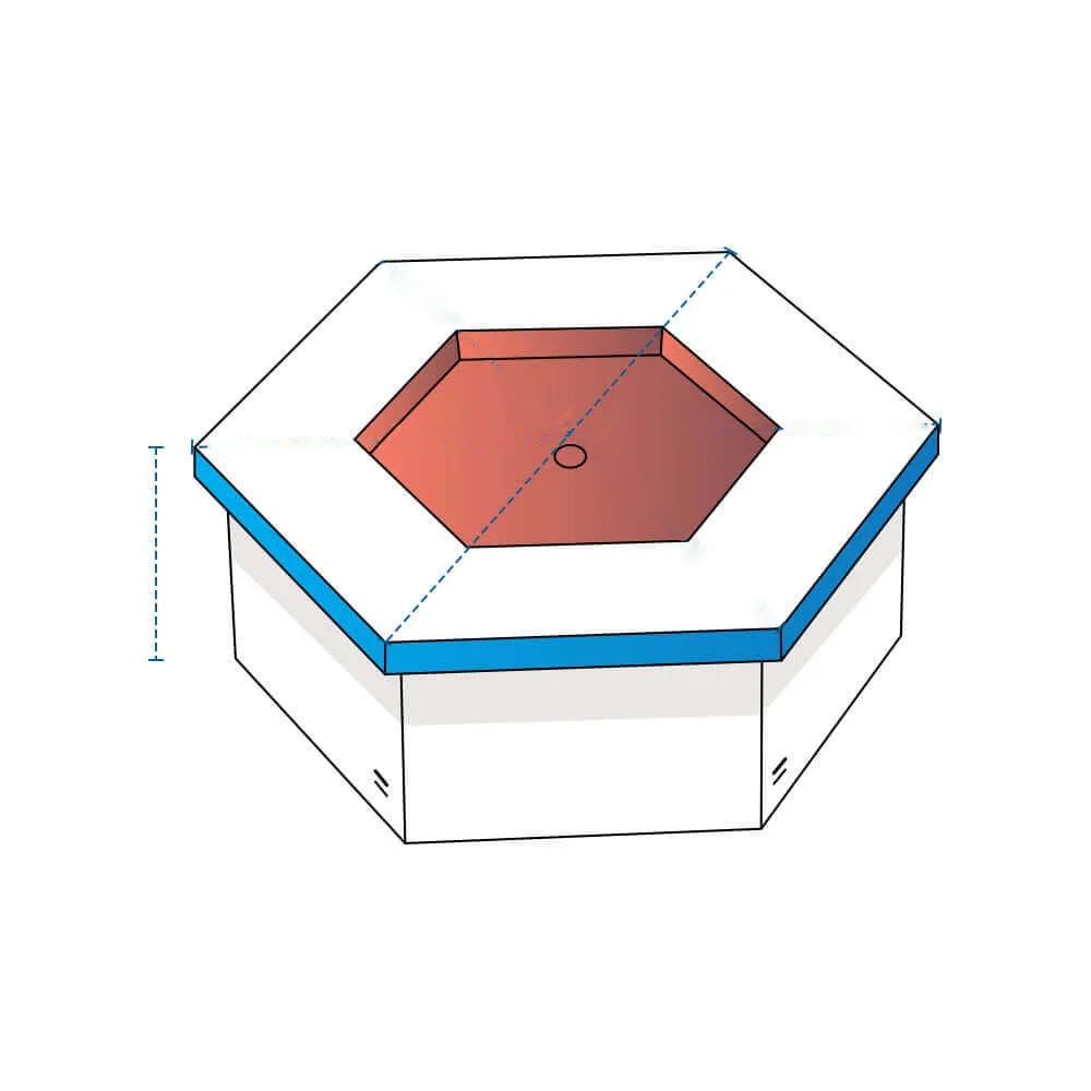 Fire Pit Covers - Hexagon image 1