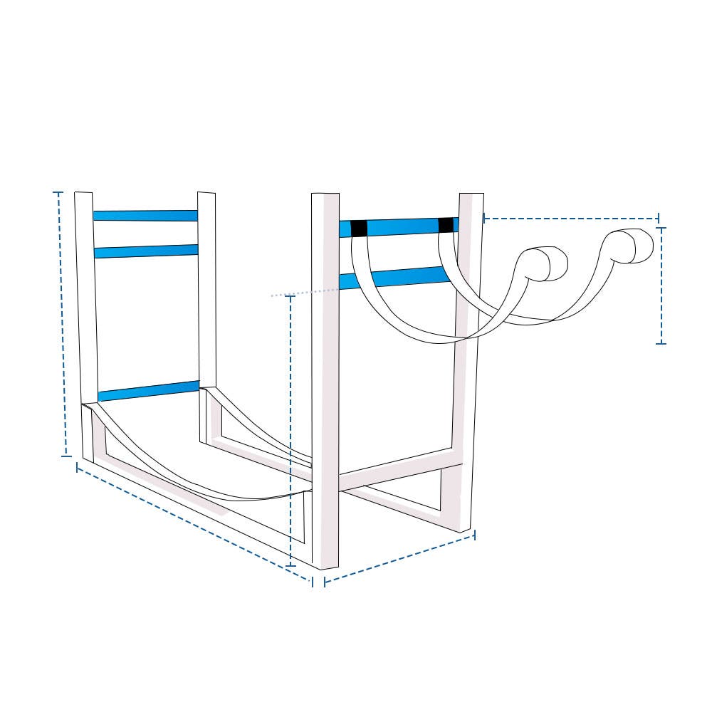 Firewood Rack with Kindling Holder Cover image 1