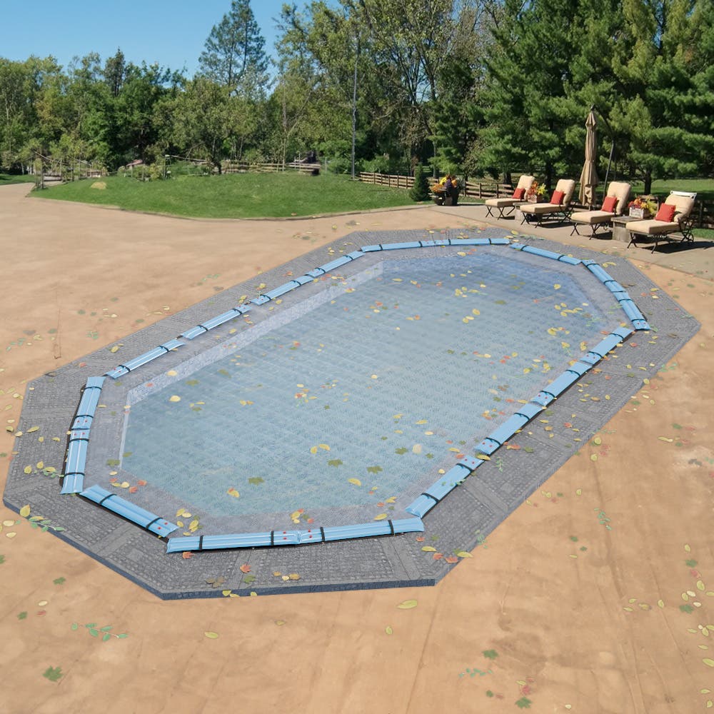 Leaf Net Pool Cover - Grecian image 2