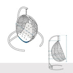 Hanging Egg Chair Custom Covers image 1