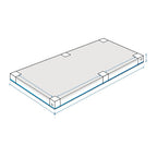 Heavy Duty Custom Sandbox Covers - With 6 Pole Cut-Out image 1