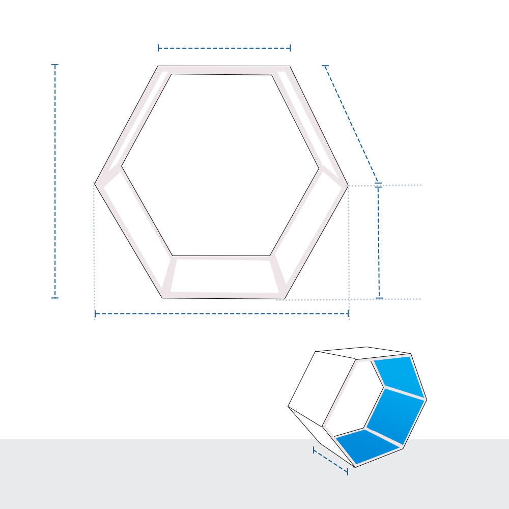 Hexagonal Firewood Rack Cover image 1