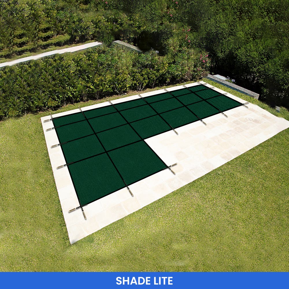 L Shape Pool Cover - No Steps image 2