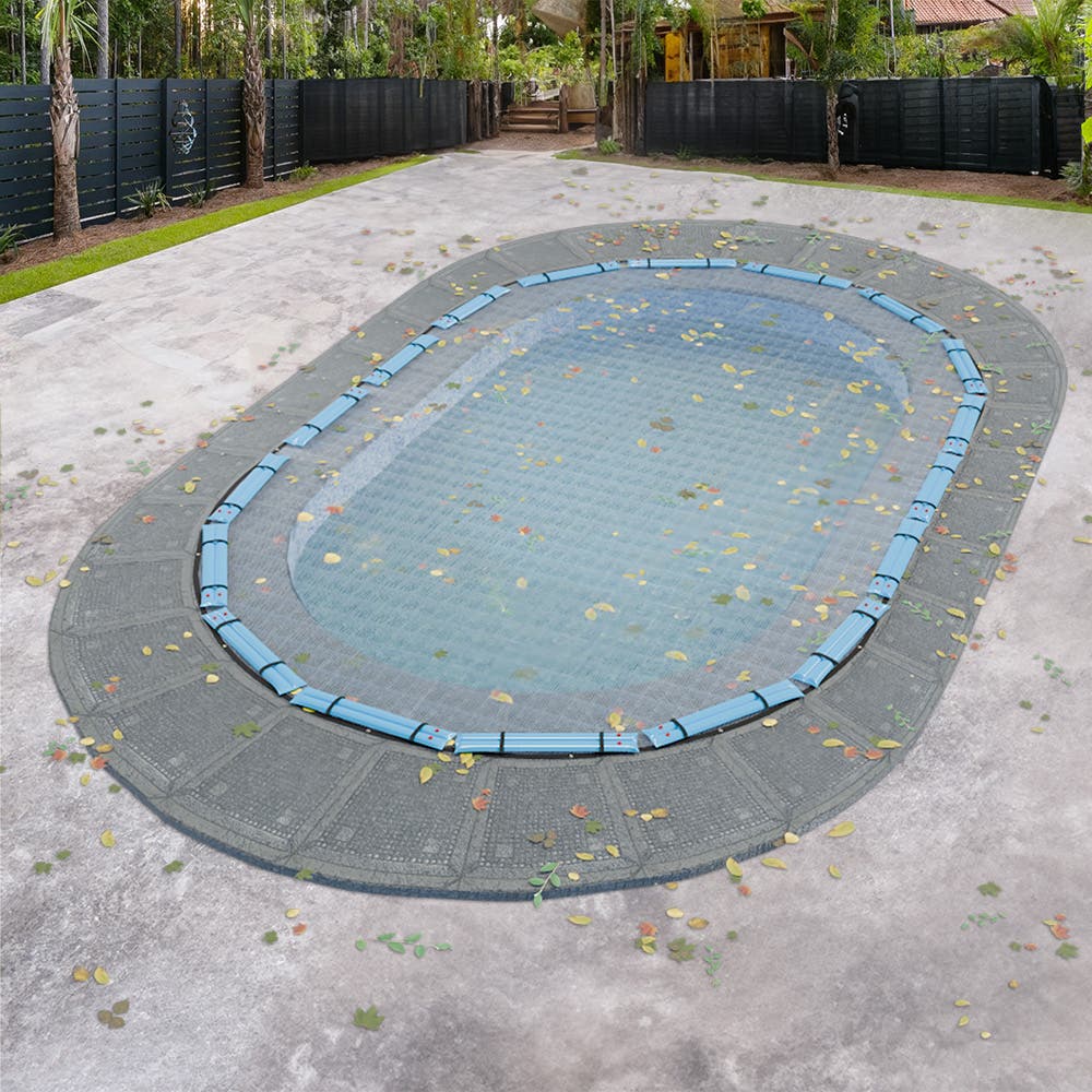 Leaf Net Pool Cover - Oval image 2