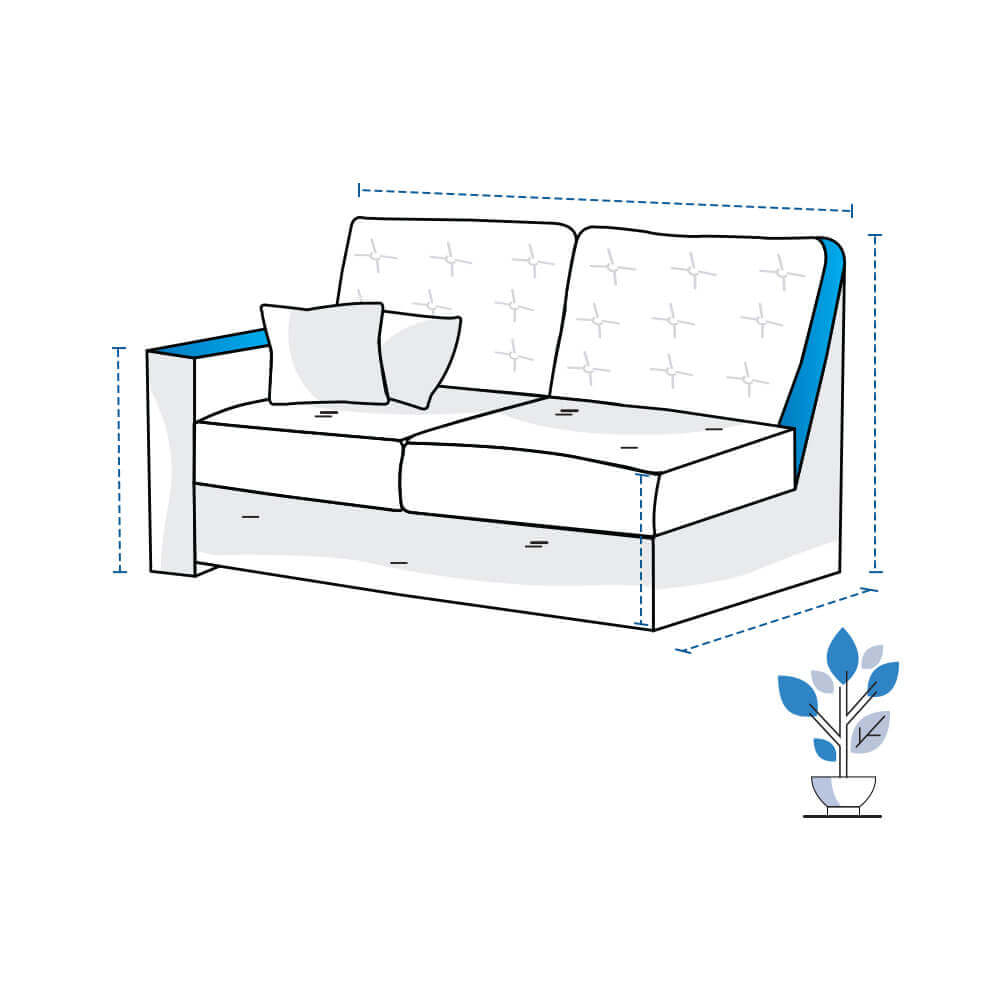 Left Arm Loveseat Covers image 1