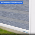 Light-Filtering Zebra Blinds image 8