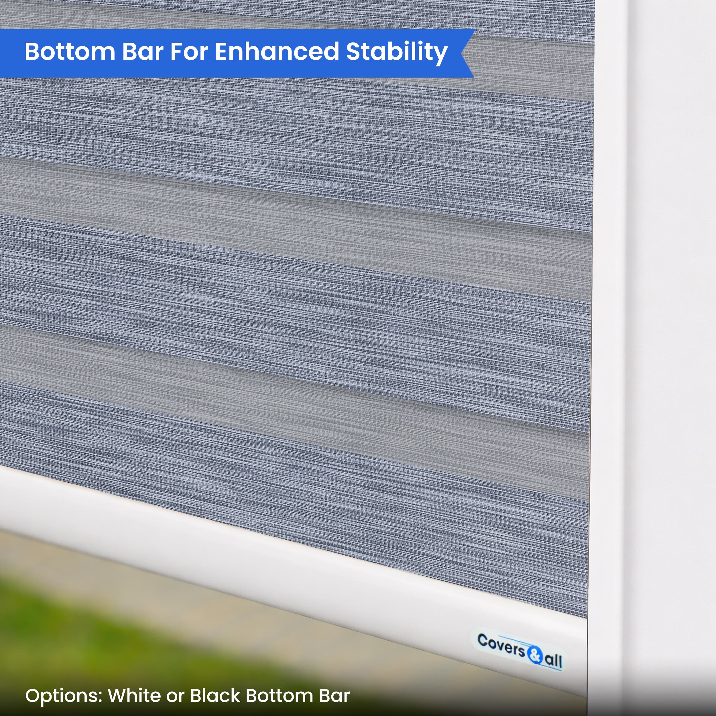 Light-Filtering Zebra Blinds image 8