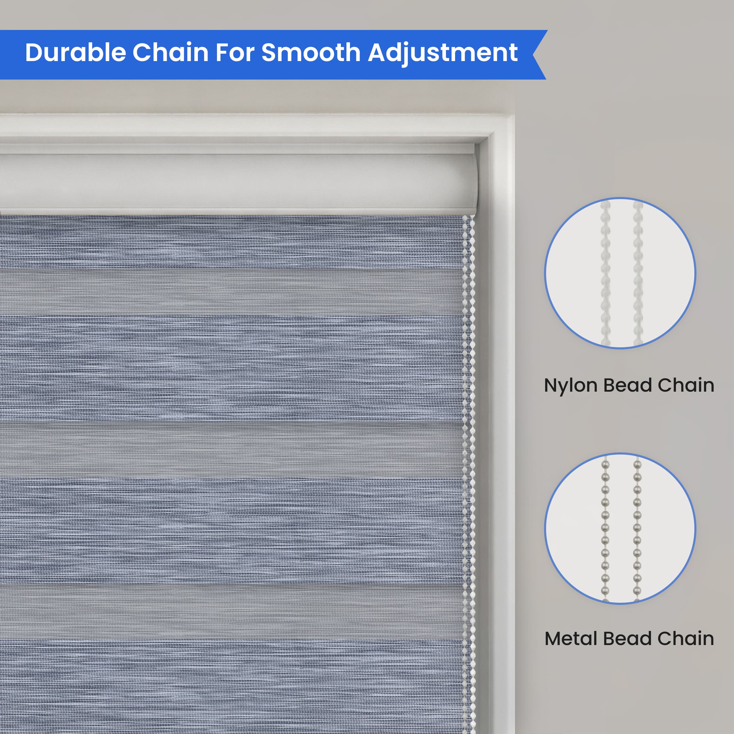 Light-Filtering Zebra Blinds image 5