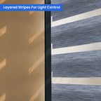 Light-Filtering Zebra Blinds image 3