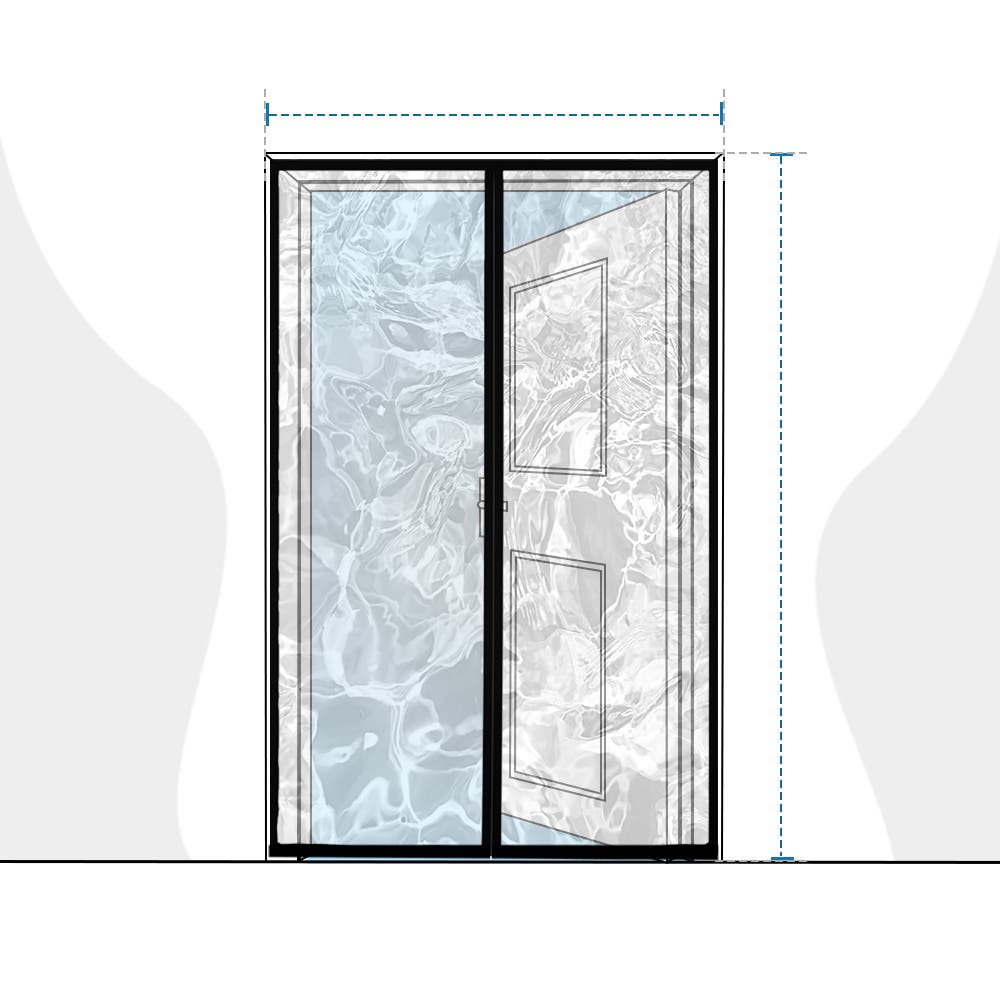 Clear Vinyl Magnetic Curtain image 1
