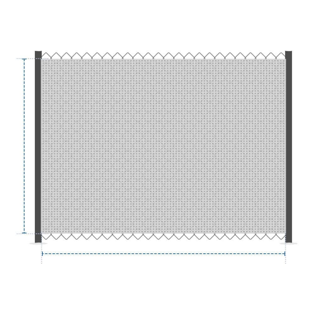 Custom Mesh Fence Privacy Screen image 1