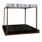 Mesh Custom Sandbox Covers - With 4 Pole Cut-Out image 2