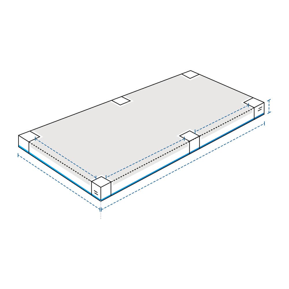 Mesh Custom Sandbox Covers - With 6 Pole Cut-Out image 1