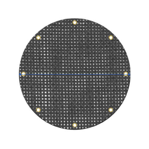 Round Shape Mesh Tarps image 1