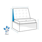 Modular Club Tuxedo Chair Custom Covers image 1