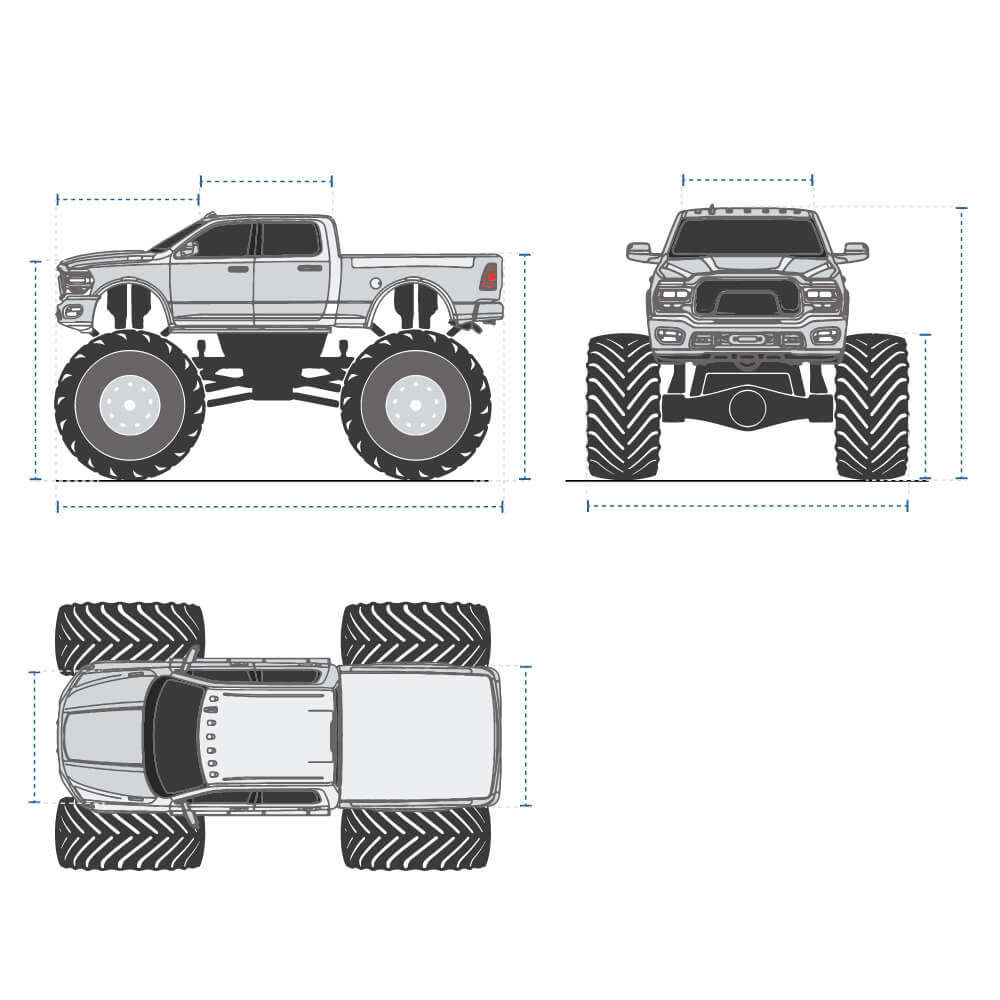 Custom Fit Monster Truck Cover image 1