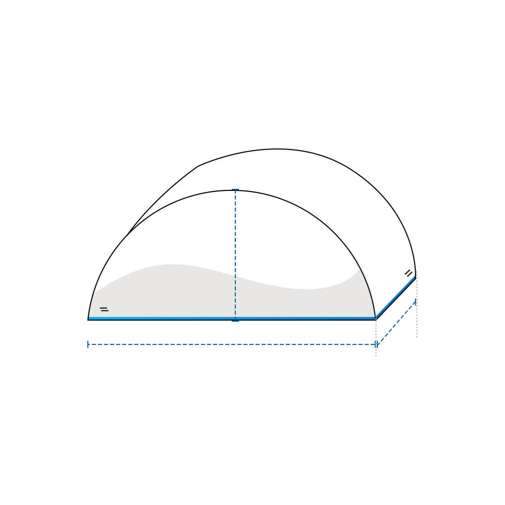 Half Round Boat Cushion image 1
