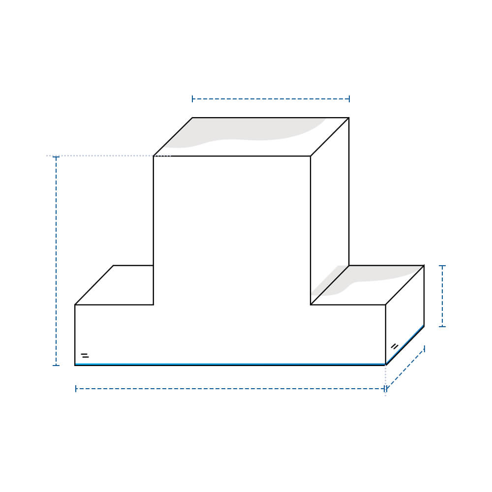 T Shape Boat Cushion image 1
