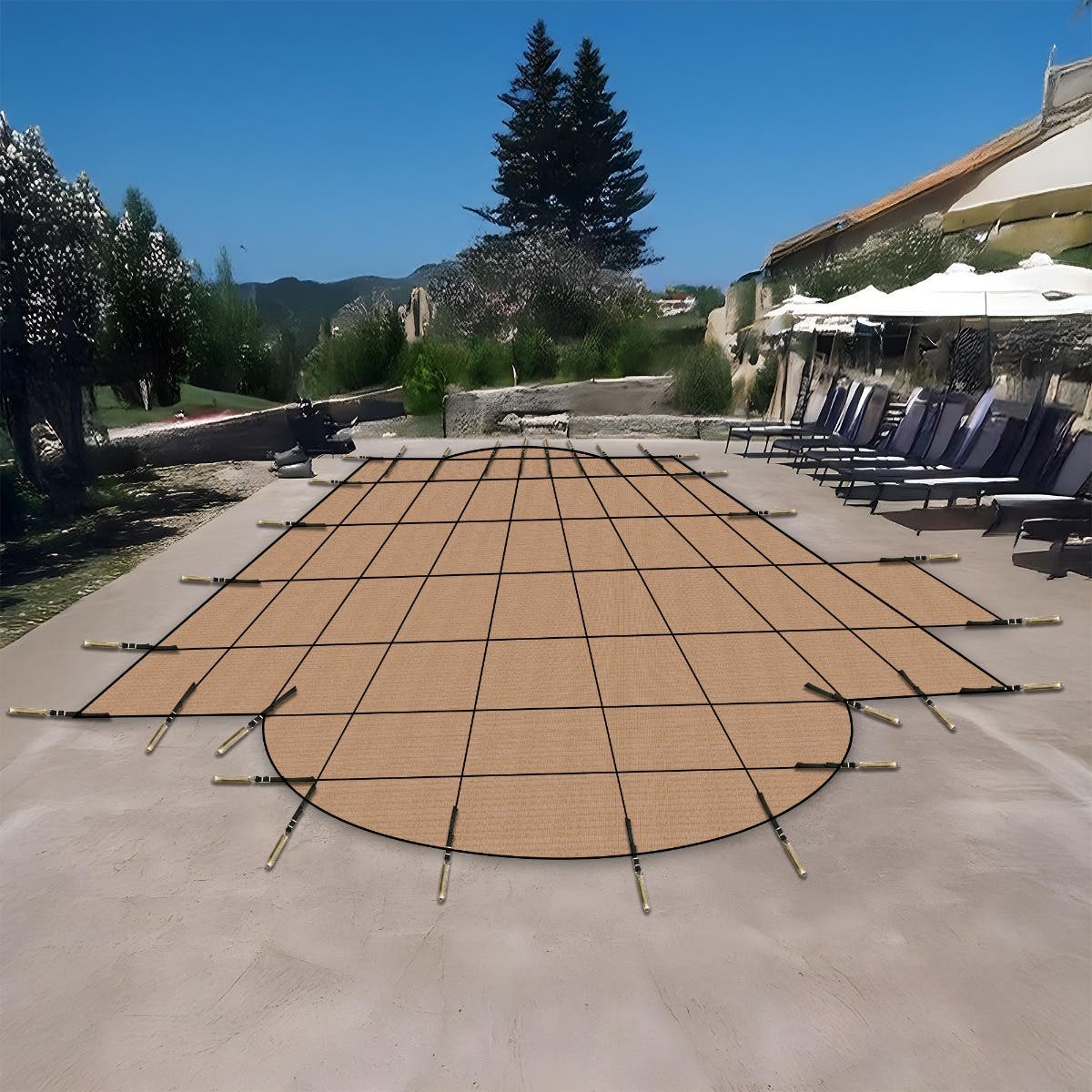 Roman Pool Cover - Left/Right Steps image 2