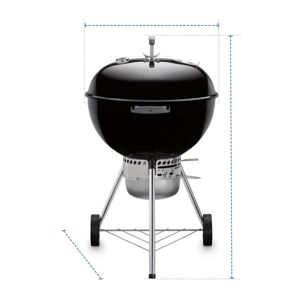 Grill Cover for Weber Original Kettle Premium Charcoal Grill 22" image 1
