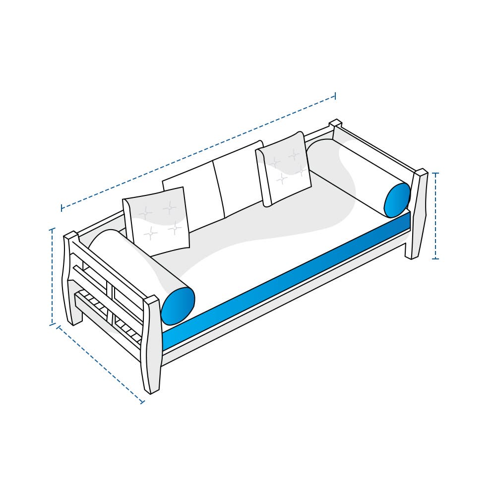Classic Outdoor Sofa Daybed Custom Covers image 1