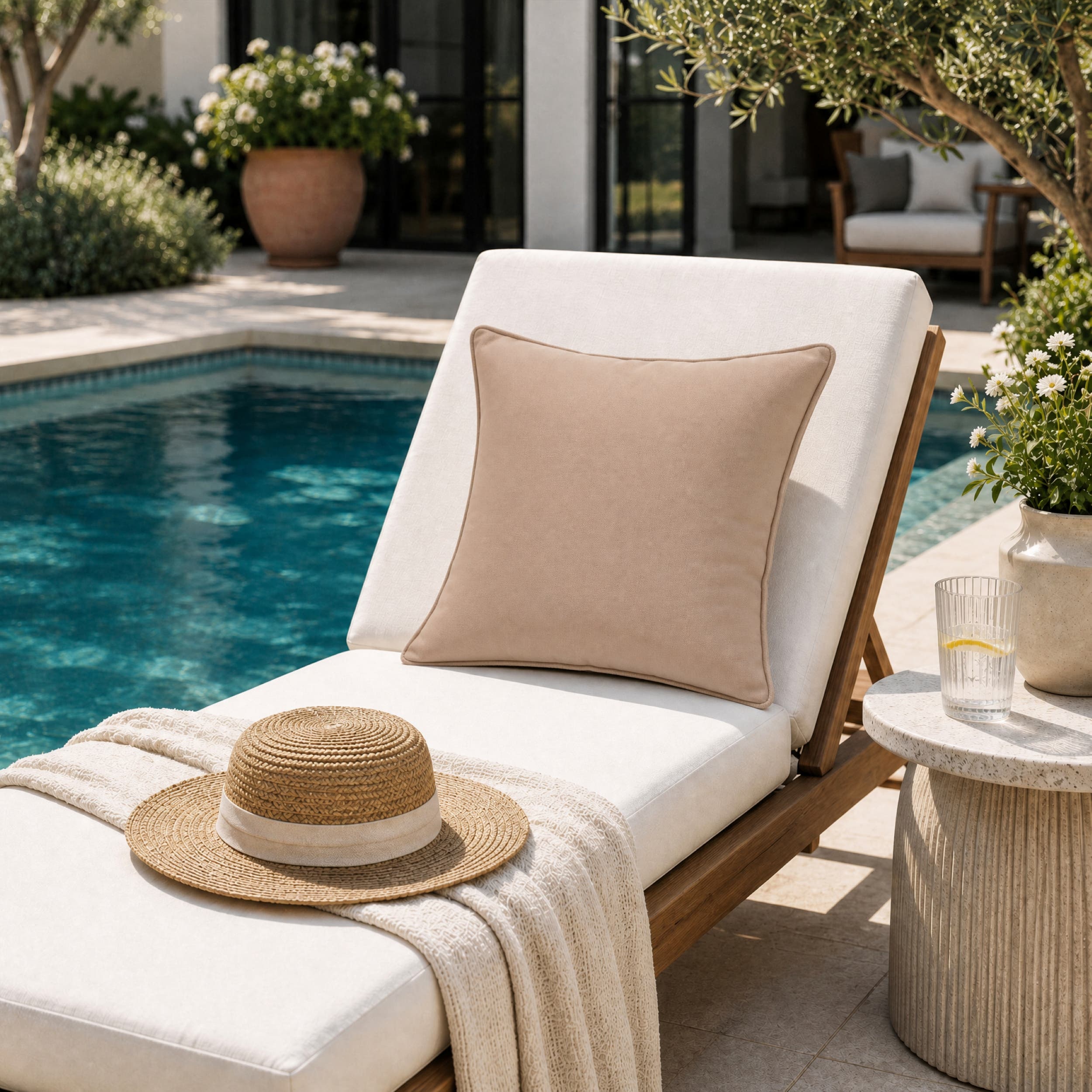 Outdoor Square Throw Pillow Cover image 11