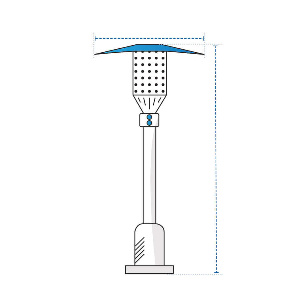 Outdoor Tower Patio Heater Custom Covers image 1