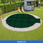 Round Pool Cover - Center Steps image 2