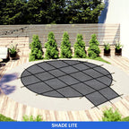 Round Pool Cover - Center Steps image 5