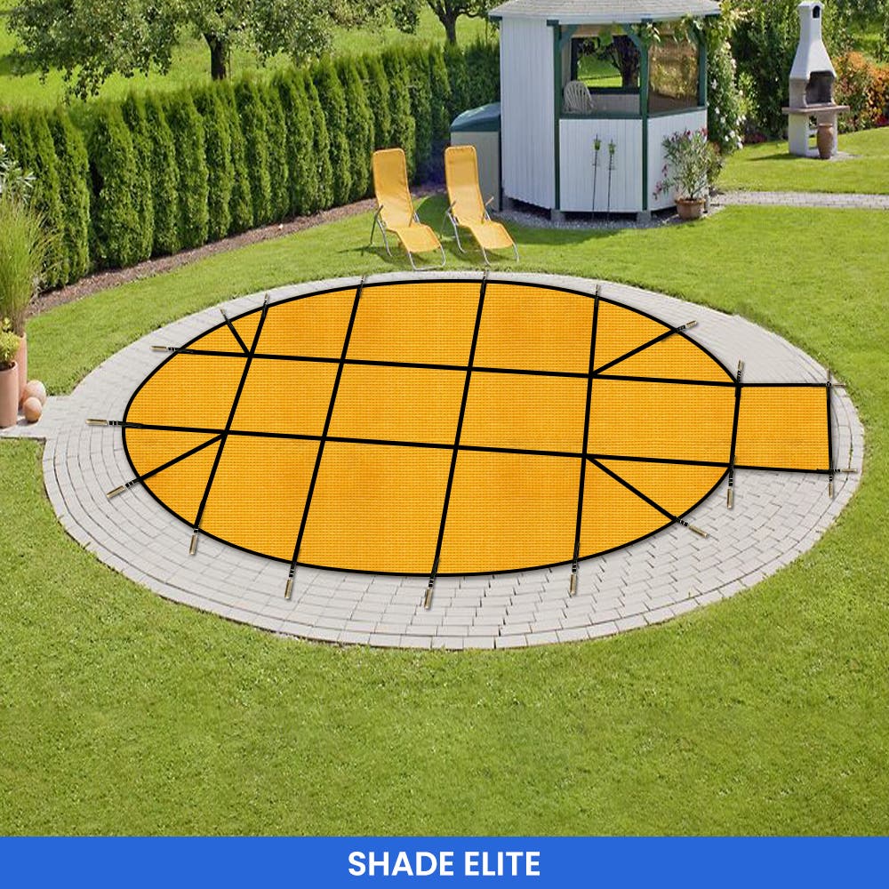 Round Pool Cover - Center Steps image 6