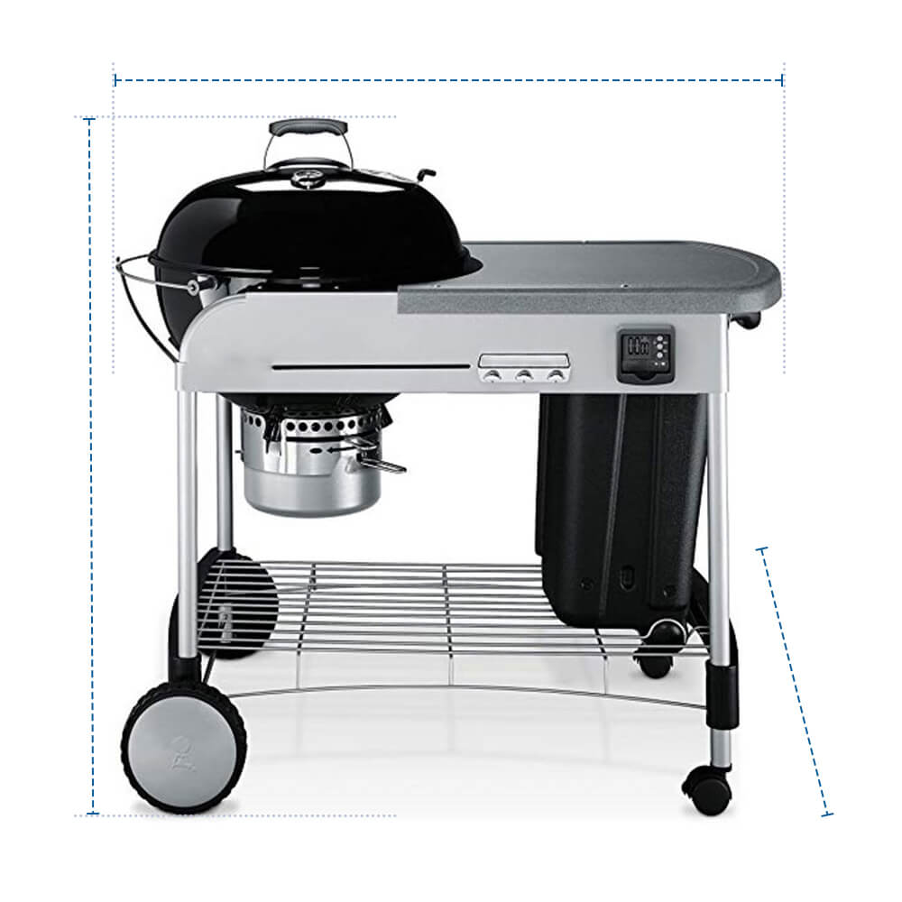 Grill Cover for Weber Performer Premium Charcoal Grill 22" image 1