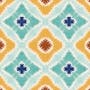 Ikat Throw Pillow fabric and color 7