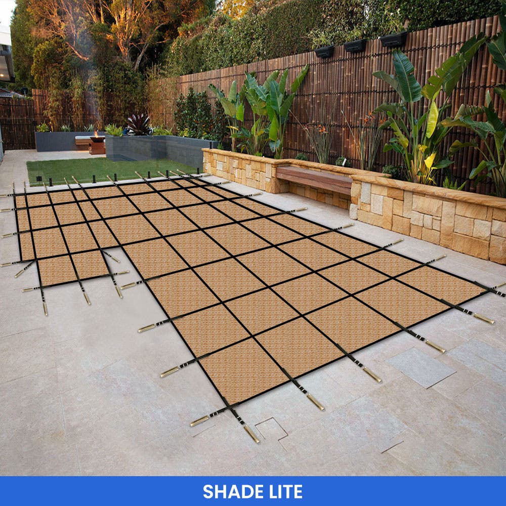 L Shape Pool Cover - Left/Right Steps image 2