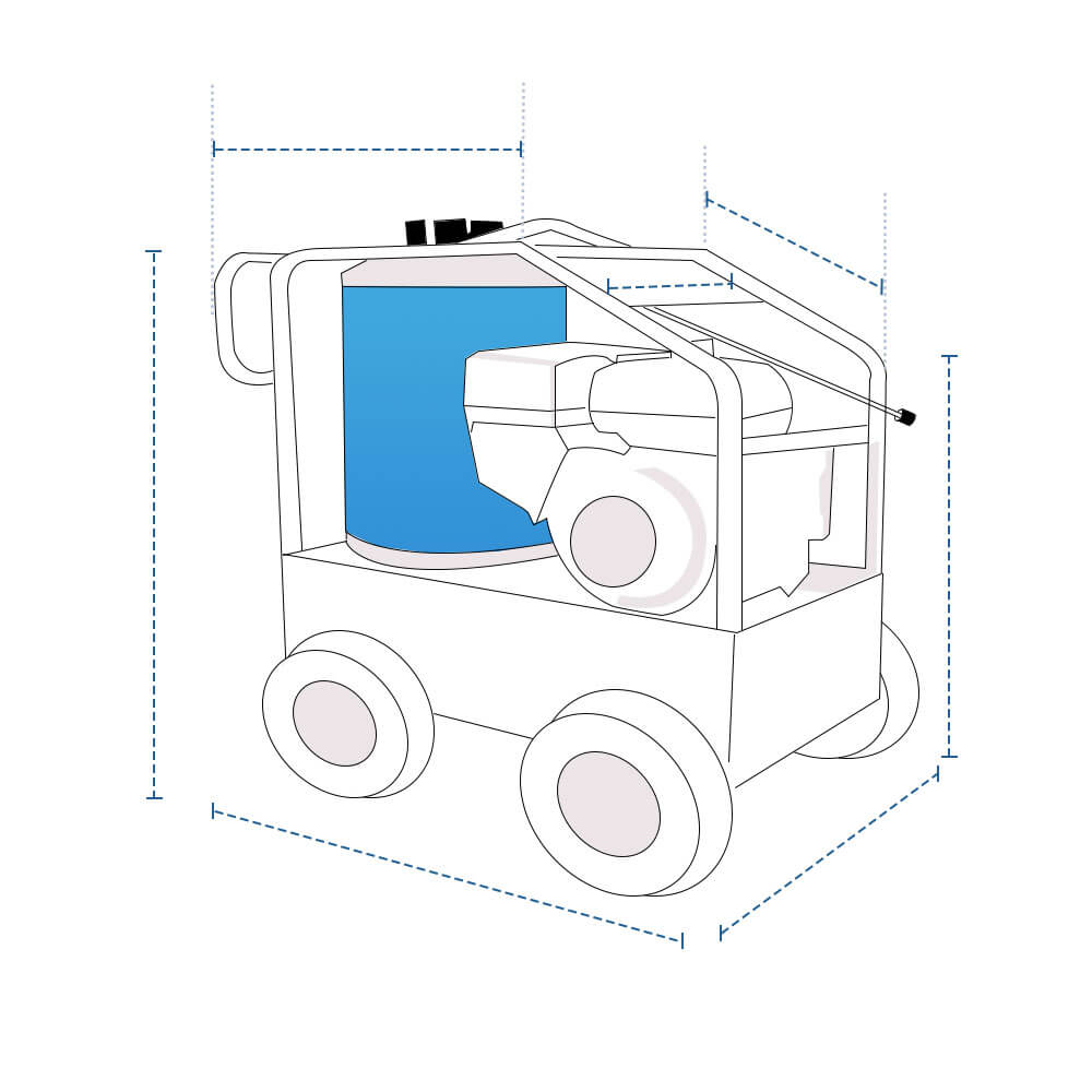 Heavy-Duty Gas Pressure Washer Custom Covers image 1