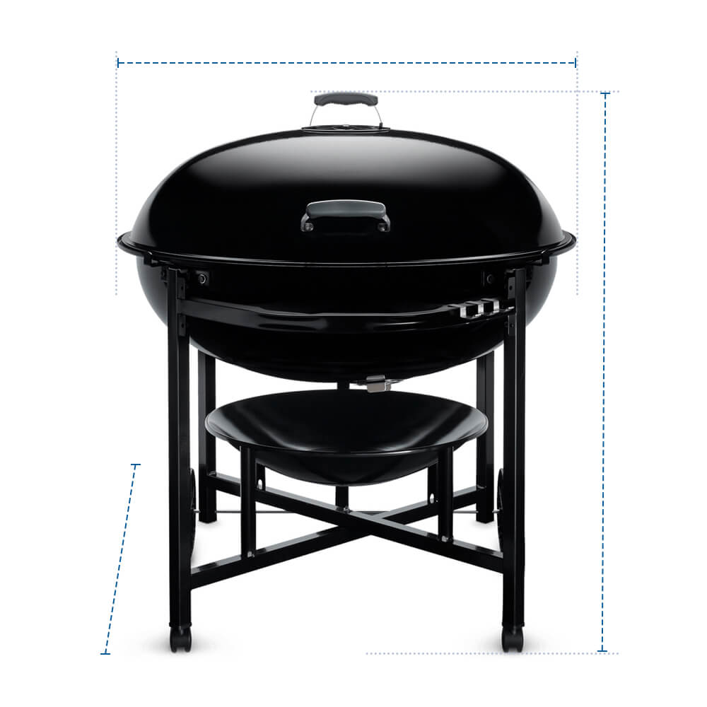 Grill Cover for Weber Ranch Kettle Charcoal Grill 37" image 1