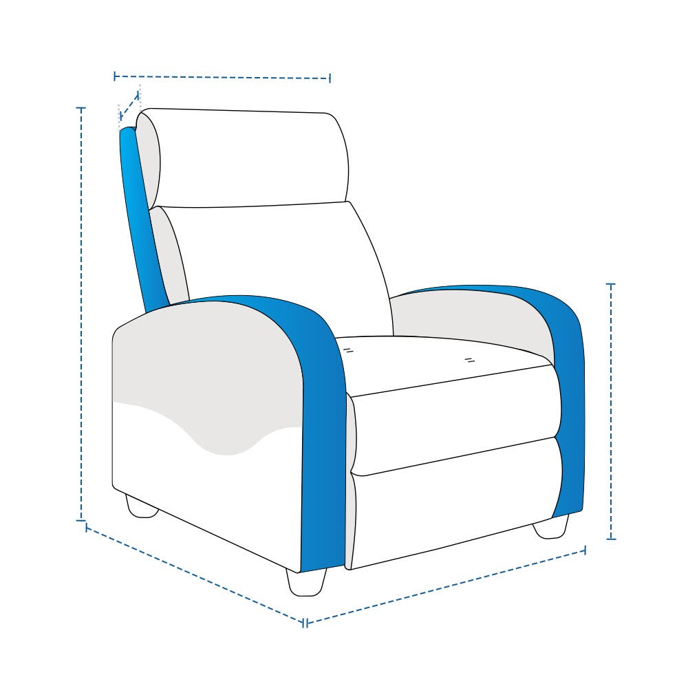 Standard Armchair Recliner Custom Covers image 1