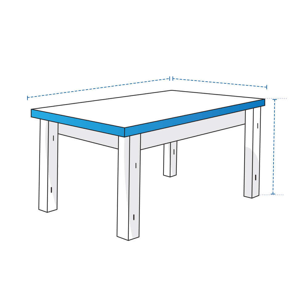 Rectangle Accent Table Covers image 1