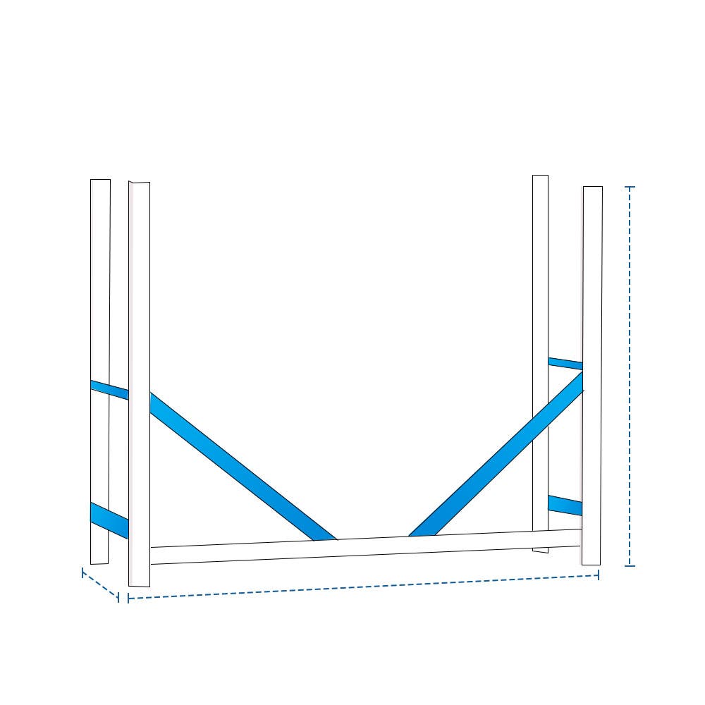 Rectangle Firewood Rack Cover image 1