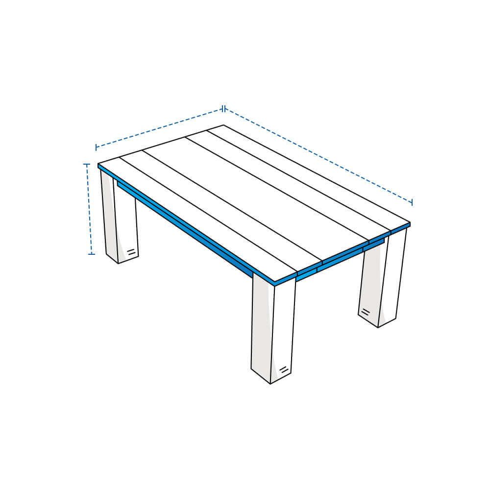 Rectangle Table Custom Covers image 1